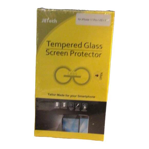 NEW 2-Pack SCREEN PROTECTOR iPhone 11 Pro / XS / X Ultra C JETech Tempered Glass - Picture 2 of 3